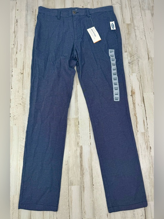 Old Navy Other - Old Navy Ultimate Slim Built-In Flex Chino Pants Mens 34x32 Blue Stretch Casual